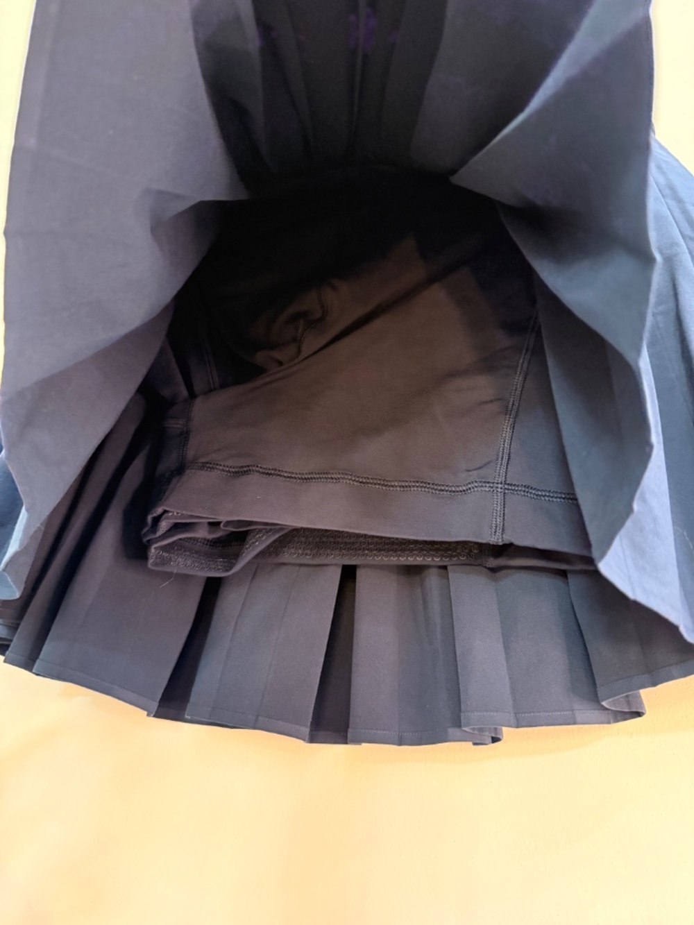 lululemon High-Rise Pleated Tennis Skirt 3" True Navy Size 8 - Picture 4 of 7